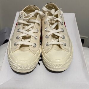 Converse Comme des Garcons size 4 in men size 6 in women